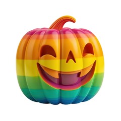 Spooky Halloween Pumpkin Smile : Isolated Objects