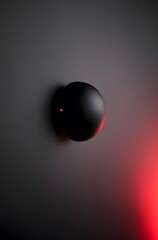 Wall Mural - black matte background with red light motion