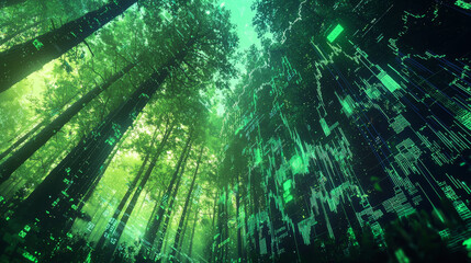 Digital Forest: Nature and Technology Merge