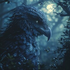 Wall Mural - Mystical Night Owl