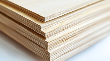 On a white background, three chipboard construction boards have copy space