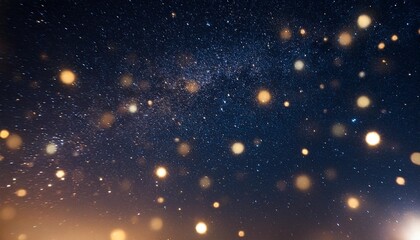 Wall Mural - a close up of a starry night sky with numerous small twinkling lights