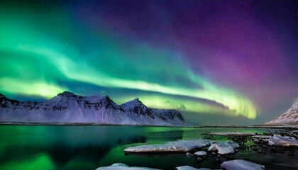 Poster - northern lights aurora borealis