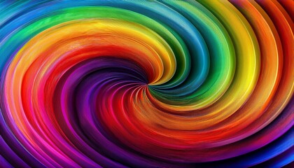 Wall Mural - colorful radial motion effect abstract rounded background color curves and sphere multi color gradient rings and circles wallpaper colored texture backdrop and banner