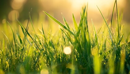 Wall Mural - grass blades in sunlight