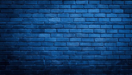 background and texture of dark blue brick wall brick wall for design