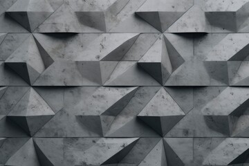 Futuristic gray scale monochrome concrete color abstract geometric pattern background wallpaper decoration texture