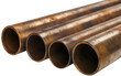 © Nemanja - Isolated iron and steel pipes, cylinder metal tubes used in construction and industry, stack of stainless, aluminum chrome rusty pipes, essential for plumbing and pipeline systems