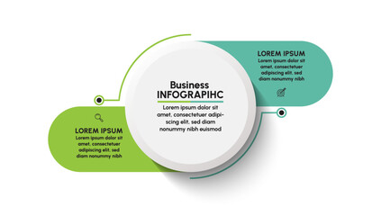 Wall Mural - business data visualization. timeline infographic icons designed for abstract background template mi