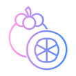 © darwin - bali mangosteen Line Gradient Icon