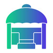 © darwin - balinese hut Gradient icon