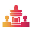© darwin - balinese temple Gradient icon