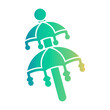 © darwin - Balinese umbrella Gradient icon