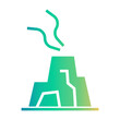 © darwin - batur volcano Gradient icon