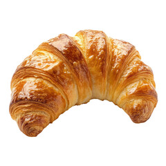  Croissant object  isolated on transparent png. 