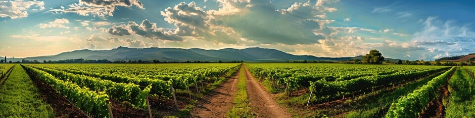 Sticker - Field with a roadway and flourishing crops providing clear sightlines