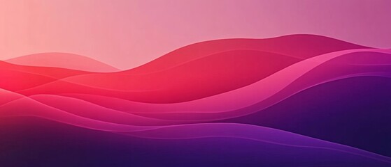 Canvas Print - Red and Purple Gradient Background