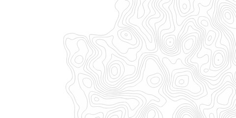 Wall Mural - Vector topo map seamless wave topography map pattern grid cartography. diagram black and white geometric carve wave line. abstract landscape topography line wavy texture design background.