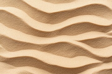 Wall Mural - background of beige beach sand with natural pattern, ai