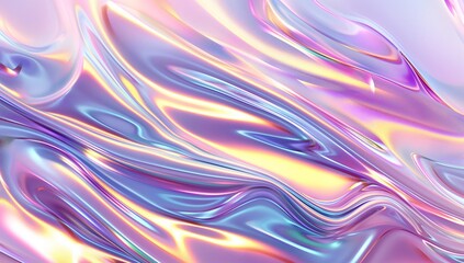 Iridescent abstract background wavy color 