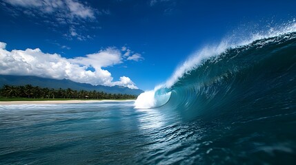 Wall Mural - waves on the sea