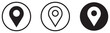 © Mh graphics - Location icon. fill and line location icon. Map pin. gps. place marker. GPS location symbol collection. Set of map pin location icons. Modern map markers. isolated on white.