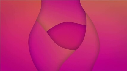 Poster - FIGHT text animation over abstract pink and orange background