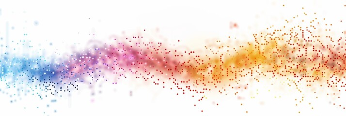 Wall Mural - a simple abstract graphic for an it company to be used as a header and footer on a business cover pa