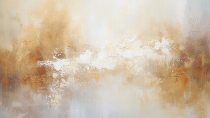 Wall Mural - Gold and white rustic wall background texture design surface