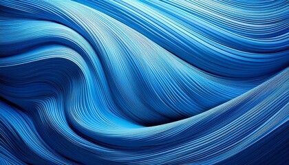 Wall Mural - blue pattern background with waves in the form of a wave