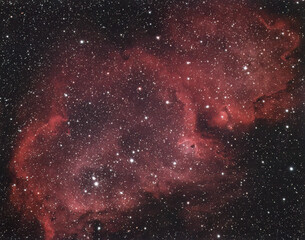 Wall Mural - soul nebula, ic 1848 or sharpless 2-199 or lbn 667, deep space astrophotography