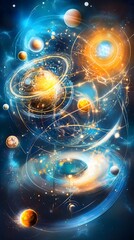 Poster - Cosmic Dance of Planets and Stars.