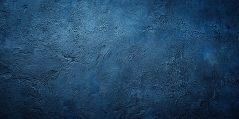 Wall Mural - Cement concrete wall with dark blue navy abstract texture for background design