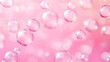 © Fang - a pink background with many bubbles, high definition image