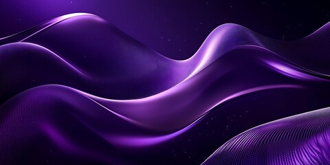 Wall Mural - Abstract purple and blue background with waves and lines, soft smoke, wave, silk, blue, purple, texture, design, illustration, color, light.