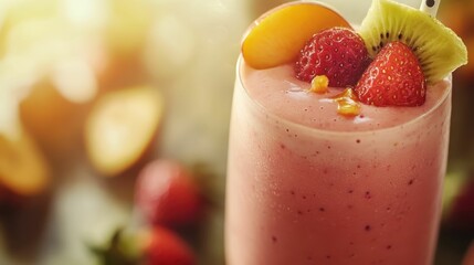 Wall Mural - fruit smoothie