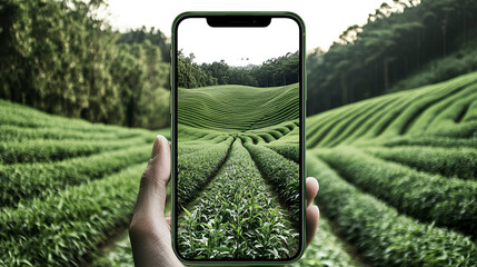 Smartphone showcases innovative agribusiness site