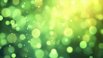 Wall Mural - abstract background with a blurry green light, green, light, blur, abstract, background, soft, glow,