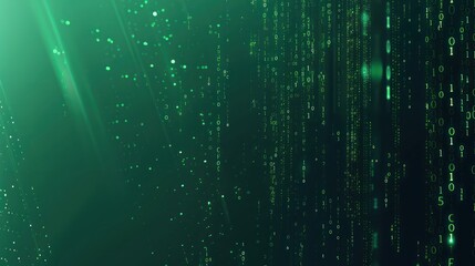 Abstract Binary Code Background