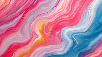 Canvas Print - marble background colorful background with waves a liquid fluid marbled paper texture aesthetic backgrounds, detailed high resolution image