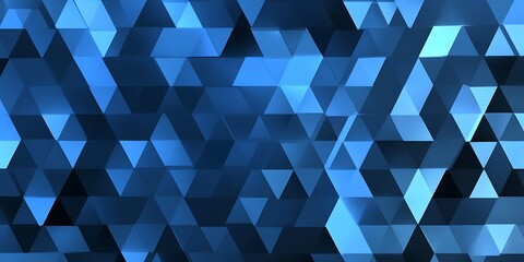 Wall Mural - Blue geometric shape abstract background