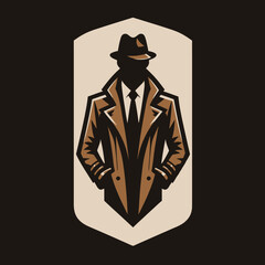 Sticker - Collection of men's fashionable menswear suit icon, logo

