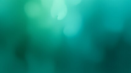 Abstract teal and green bokeh background. banner poster header design