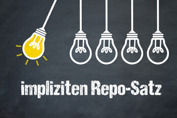 Poster - impliziten Repo-Satz	