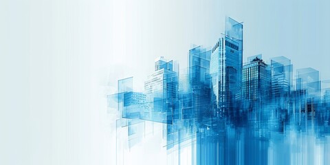 Wall Mural - a web banner graphic for a business consultancy, it should have a clean and modern design with shade