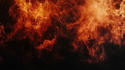 Poster - Fiery Abstract Design