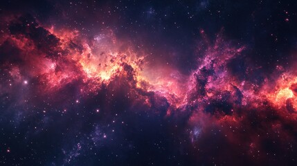 Poster - Cosmic Nebulae in the Night Sky