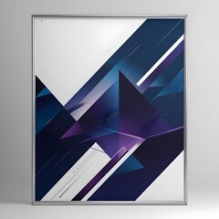 Poster - Abstract background with squares