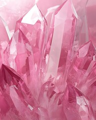 pink crystal background