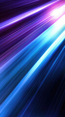 Wall Mural - A Symphony of Speed: Blurred Lines of Light in a Digital Canvas